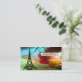 名刺旅行代理店エッフェルタワー 名刺 (スタンド正面)