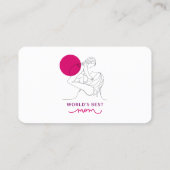 名刺最高の母 名刺 (裏面)