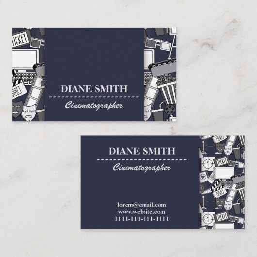 名刺監督映画監督映画監督 名刺 (正面/裏面)