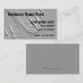 名刺砂足の 名刺 (正面/裏面)