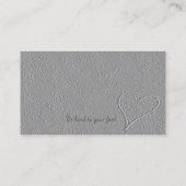 名刺砂足の 名刺 (裏面)