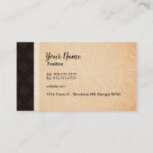 名刺簡単な仕事 名刺 (裏面)