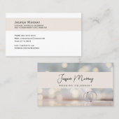 名刺結婚白・パステル 名刺 (正面/裏面)