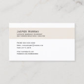 名刺結婚白・パステル 名刺 (正面)