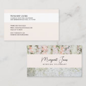 名刺結婚白・パステル 名刺 (正面/裏面)
