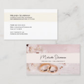 名刺結婚白・パステル 名刺 (正面/裏面)