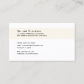 名刺結婚白・パステル 名刺 (正面)