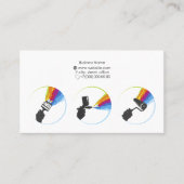 名刺絵画の作品 名刺 (正面)