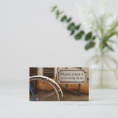 名刺自転車修理店予備品 名刺 (スタンド正面)