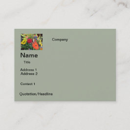 名刺花デザイン 名刺