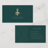 名刺蓮ヨガ 名刺 (正面/裏面)