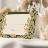 名刺表結婚ヴィンテージアールヌーボー