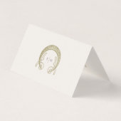 名刺表結婚ヴィンテージアールヌーボー (裏面)