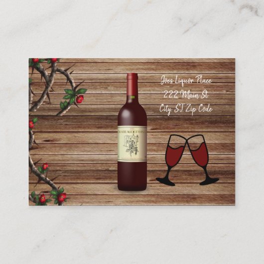 名刺酒屋 名刺 (裏面)