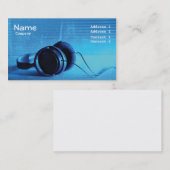 名刺音楽 名刺 (正面/裏面)