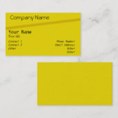 名刺黄モダン色テンプレート 名刺 (正面/裏面)