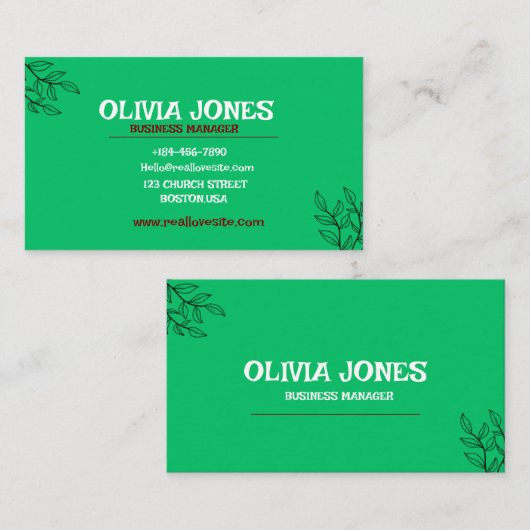 名刺 (正面/裏面)