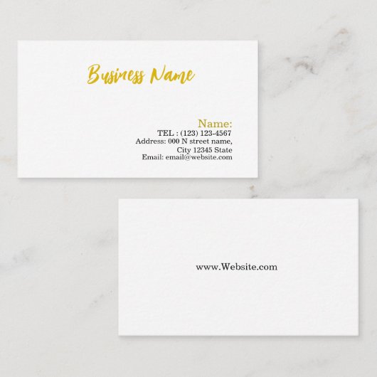 名刺 (正面/裏面)