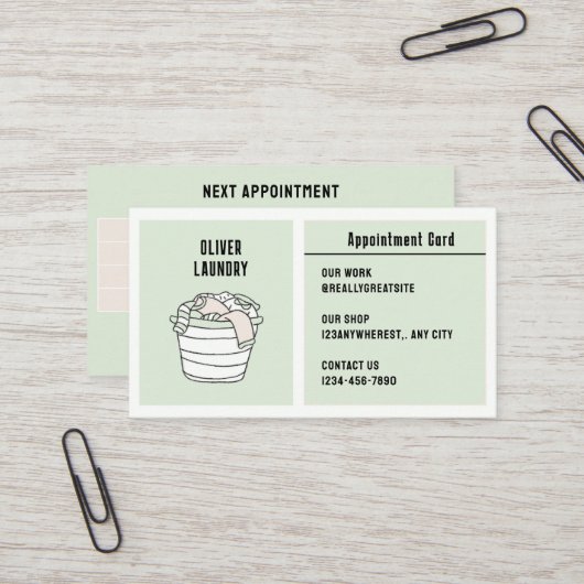 名刺 (正面/裏面インサイチュ)