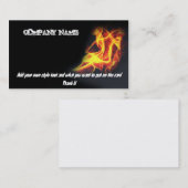 名刺1の会社名を始動させて下さい、あなた自身のsを…加えて下さい 名刺 (正面/裏面)