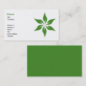 名刺3(緑) 名刺 (正面/裏面)