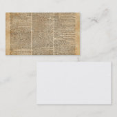 名刺3.5"はx 2.0"、100辞書の芸術を詰めます 名刺 (正面/裏面)