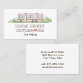 名刺 – おカスタマイズ使いのモーターホーム (正面/裏面)