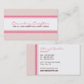 名刺: かわいらし: crafty 2 名刺 (正面/裏面)