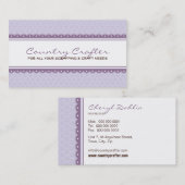 名刺： かわいらし: crafty 4 名刺 (正面/裏面)