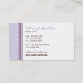 名刺： かわいらし: crafty 4 名刺 (裏面)