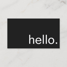 名刺-こんにちは 名刺