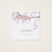 名刺: 「さくらんぼの花」 : NATURAL (正面)