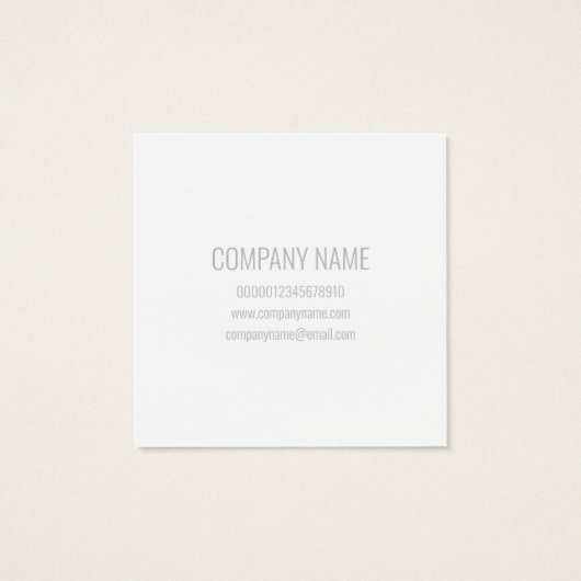 名刺: 「さくらんぼの花」 : NATURAL (裏面)