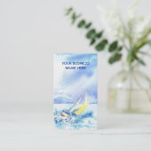 名刺「に」かかとで蹴られて 名刺 (スタンド正面)