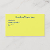 名刺「に」かかとで蹴られて 名刺 (裏面)