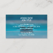 名刺||のシンプル||のモダン 名刺 (裏面)