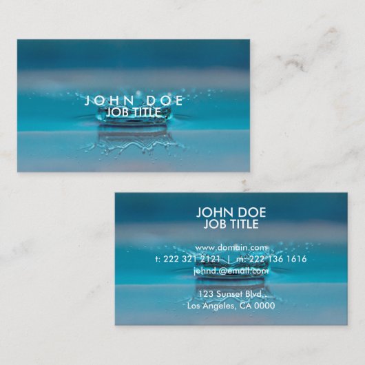 名刺||のシンプル||のモダン 名刺 (正面/裏面)