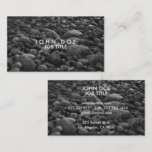 名刺||のシンプル||のモダン 名刺 (正面/裏面)