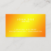 名刺||のシンプル||のモダン 名刺 (裏面)