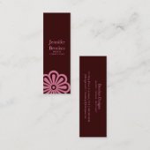 名刺|の小さい花|brpnk スキニー名刺 (正面/裏面)