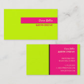 名刺、{はっきりしたカスタマイズ可能な背景} 名刺 (正面/裏面)