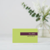 名刺、はっきりした{カスタマイズ可能な背景} 名刺 (スタンド正面)