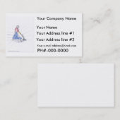 名刺、はっきりしているサービス"真空" 名刺 (正面/裏面)