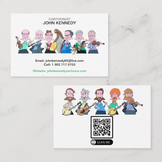 名刺（アイルランド） 名刺 (正面/裏面)