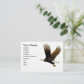 名刺、アメリカの白頭鷲 名刺 (スタンド正面)