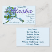 名刺 – アラスカ (正面/裏面)