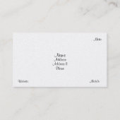 名刺 – アーティスト編 – 「ショアライン」 (裏面)