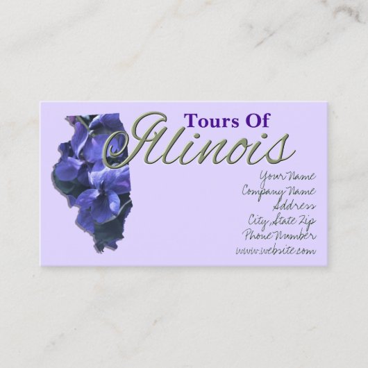 名刺 – イリノイ (正面)