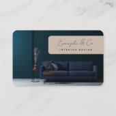 名刺、インテリアデザインのダークハウス 名刺 (裏面)