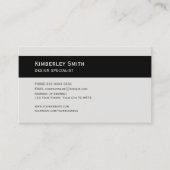 名刺、インテリアデザイン写真のカスタマイズ可能 名刺 (正面)